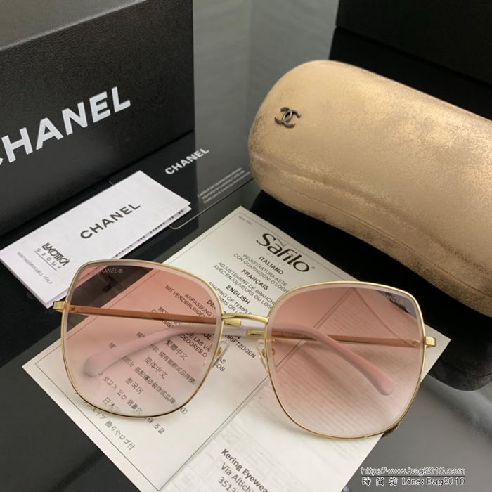 CHANEL香奈兒 19年開春新款 潮流爆款 時尚圓框太陽鏡 高品質 網紅潮款墨鏡  lly1593